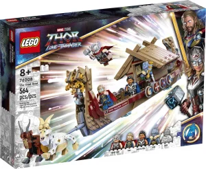 Фото конструктор lego super heroes козья лодка 564 детали (76208)