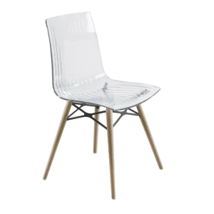 Фото стул papatya x-treme-s wox 37 прозрачно-чистый, бук натуральный лак (3011)