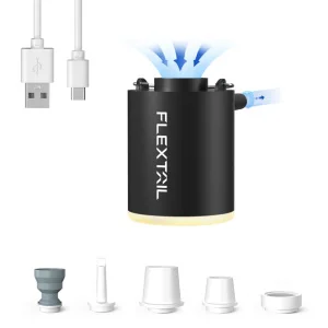 Насос-Фонарик кемпинговый Flextail Tiny Pump Х, черный (6975755964355)