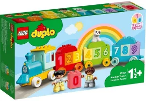 Фото конструктор lego duplo поезд с цифрами – учимся считать 23 детали (10954)