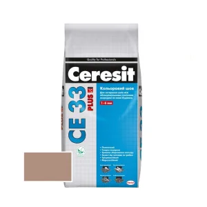 Суміш для заповнення швів Ceresit до 6 мм 138 кремовий CE33 Plus 2 кг