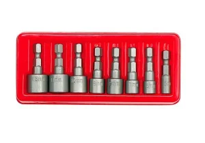 Набір біт викруткових торцевих VOREL HEX1/4 8шт (66113)