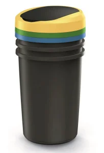 Баки для сортування сміття Prosperplast Compacta R 3x40л (5905197562742)