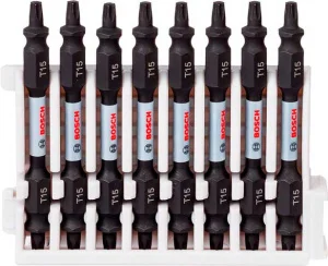 Набір біт ударних двосторонніх Bosch Impact Control 65мм T15/T15 8шт (2608522342)