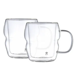 Набір чашок MasterPro Mixology з подвійними стінками 450мл 2 предмети (BGMP-20206)