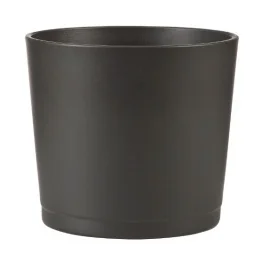 Фото кашпо для цветов scheurich plant pot 883 anthrazit черный 28см