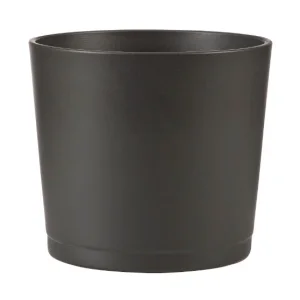 Фото кашпо для цветов scheurich plant pot 883 anthrazit черный 28см