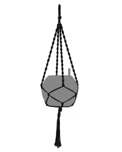 Підвіс Lechuza Macramé Boho 90 вугільний 85см (13877)