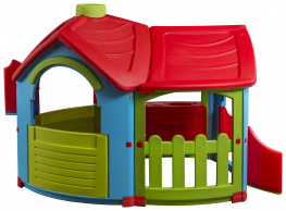 Детский игровой домик PalPlay Triangle Villa with extension