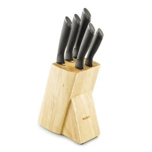 Набір ножів Tefal Comfort з підставкою 5 предметів (K221SA04)