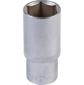 Головка торцева MASTERTOOL шестигранна подовжена 1/2" 27мм (78-0527)