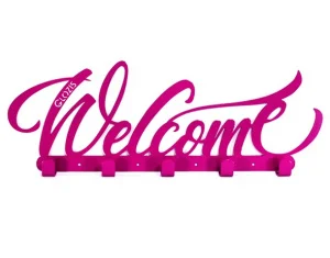 Фото вешалка настенная glozis welcome (h-002)