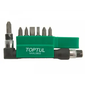 Набір біт TOPTUL 1/4" 8шт (GAAL0802)
