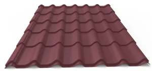 Металочерепиця PE Індія 0,45 Арсенал 15 RAL 3005