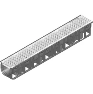 Жолоб HAURATON Recyfix Standard Car Traffic 100 150х134х1000 тип 01 РР-РЕ 1м (40232)