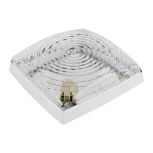 Світильник Teb Elektrik Квадрат Класика Е27 230V IP20 пластиковий білий (400-000-102)