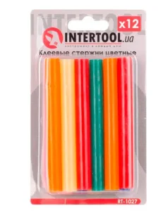 Стержні клейові Intertool кольорові 11,2х100мм (RT-1027)