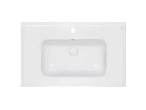 Раковина Qtap Albatross E49 з донним клапаном 80х49х20см (QT01119080E49W)