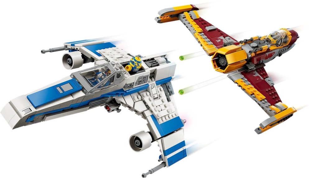 Конструктор Lego Star Wars Винищувач Нової Республіки E-Wing проти Зоряного винищувача Шин Хаті 1056 деталей (75364)