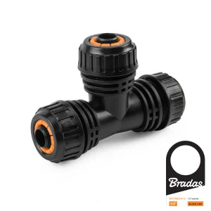 Трійник для підключення шланга Bradas Black Line 1/2" (ECO-PWB2210-12)