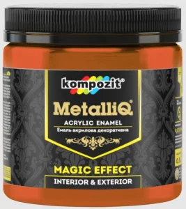 Емаль акрилова Kompozit MetalliQ мідь 0,5кг