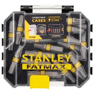 Набір біт STANLEY FatMax Torx, T25, 25 мм, 20 шт пластиковий кейс (STA88571)