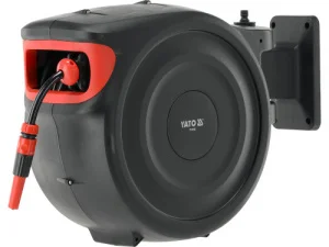 Шланг для полива Yato с самосматывающейся катушкой и прямым оросителем 1/2“ 40м (YT-90102)