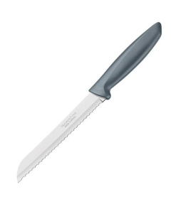 Фото нож для хлеба tramontina plenus grey 17,8см (23422/067)