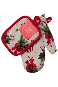 Набір Прованс Stripe Balls рукавичка 18х30см та прихватка 15х20см (042216)