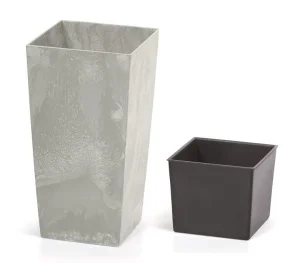 Горщик для рослин Prosperplast URBI SQUARE BETON імітація бетону 8/16,3л (5905197266831)
