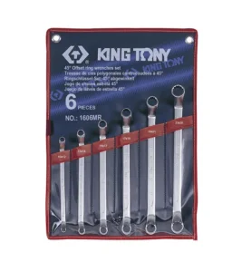 Набір ключів накидних King Tony 45 градусів 6шт (1606MR)
