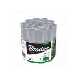 Бордюр волнистый Bradas 9мx25см светло-серый (OBFLGY 0925)