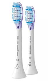 Фото набор насадок для зубных щеток philips sonicare g3 premium gum care 2 предмета hx9052/17